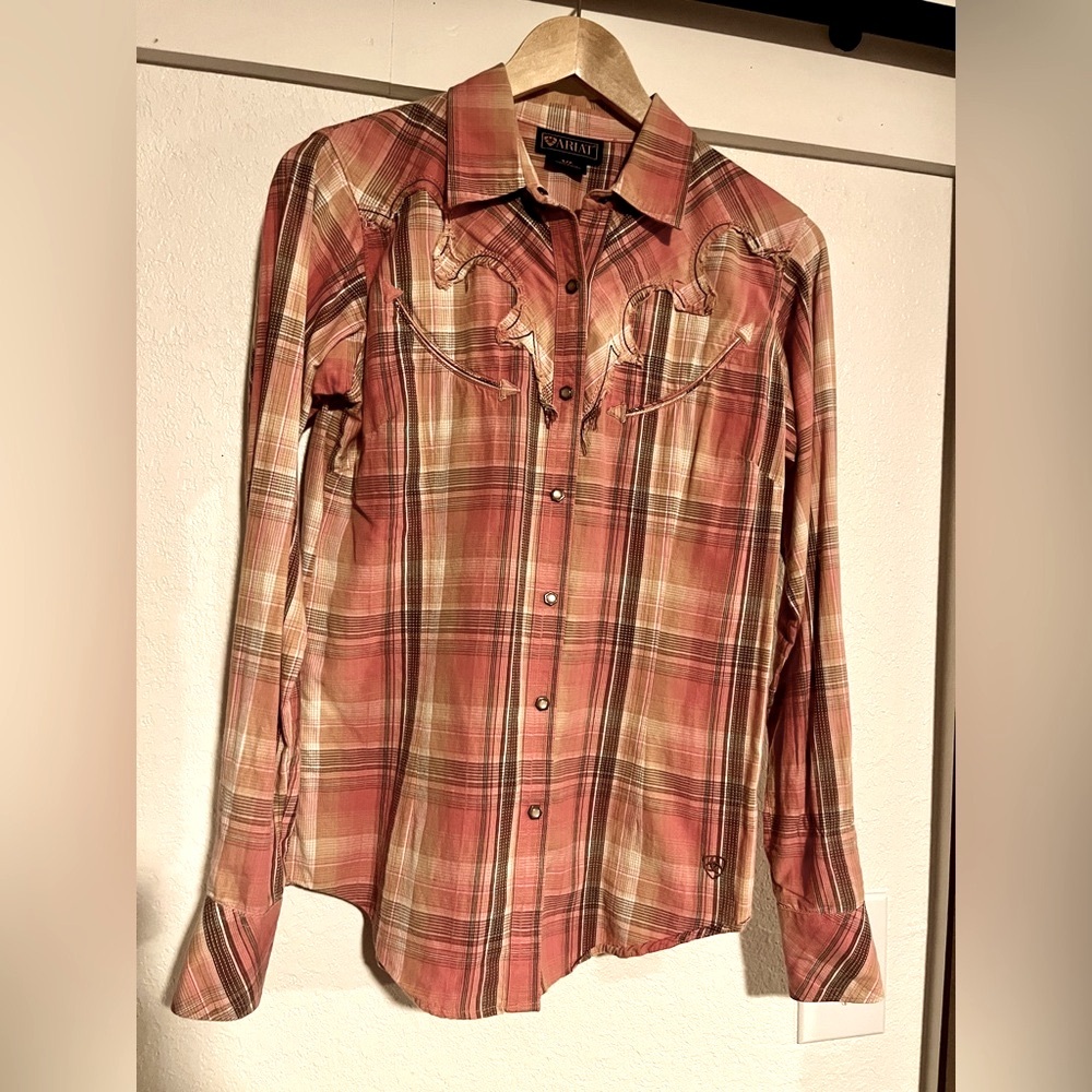 🤠 ARIAT LADIES WESTERN SNAP SHIRT